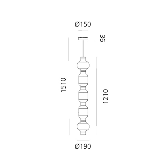 Artemide - Alambicco verticale